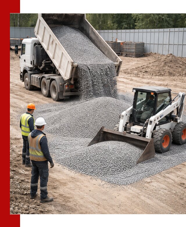 Доставка и продажа гранитного щебня фракции 0-5 в Воскресенске