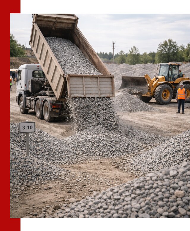 Гранитный щебень фракции 3–10: доставка и продажа в Воскресенске