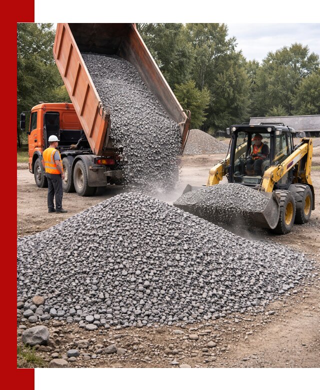 Купить гранитный щебень фракции 5–10 в Воскресенске с доставкой