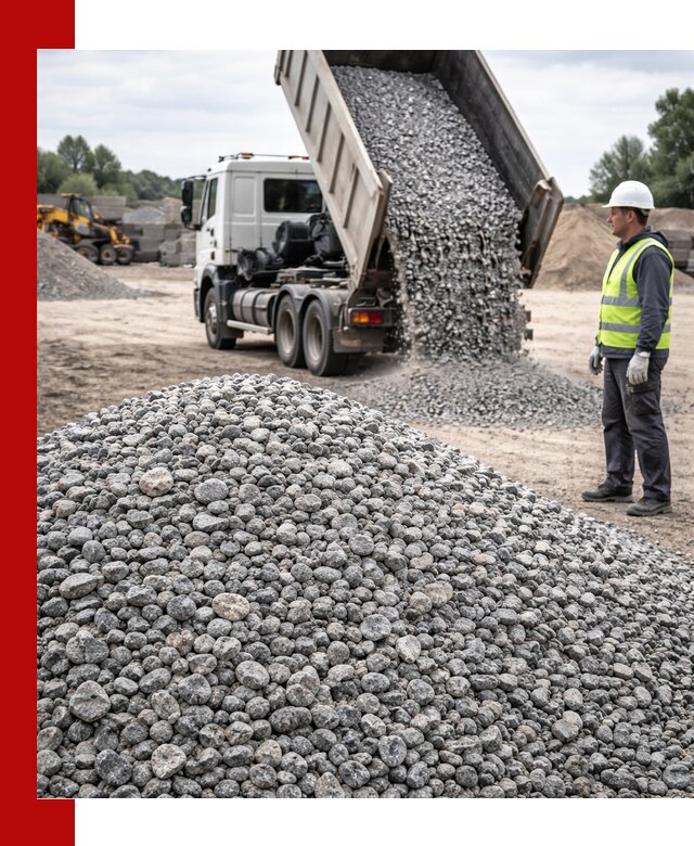 Доставка и продажа гранитного щебня фракции 5-20 в Воскресенске