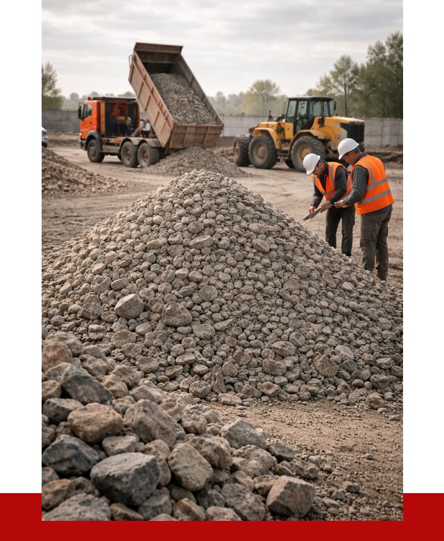 Гранитный щебень фракция 40-70 в Воскресенске от 2585 руб ПРОНЕРУДВск