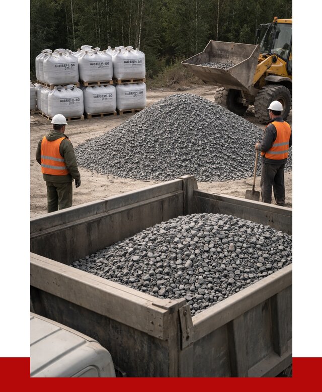 Щебень габбро диабаз 20-40 в Воскресенске от 3515 руб. | ПРОНЕРУДВск