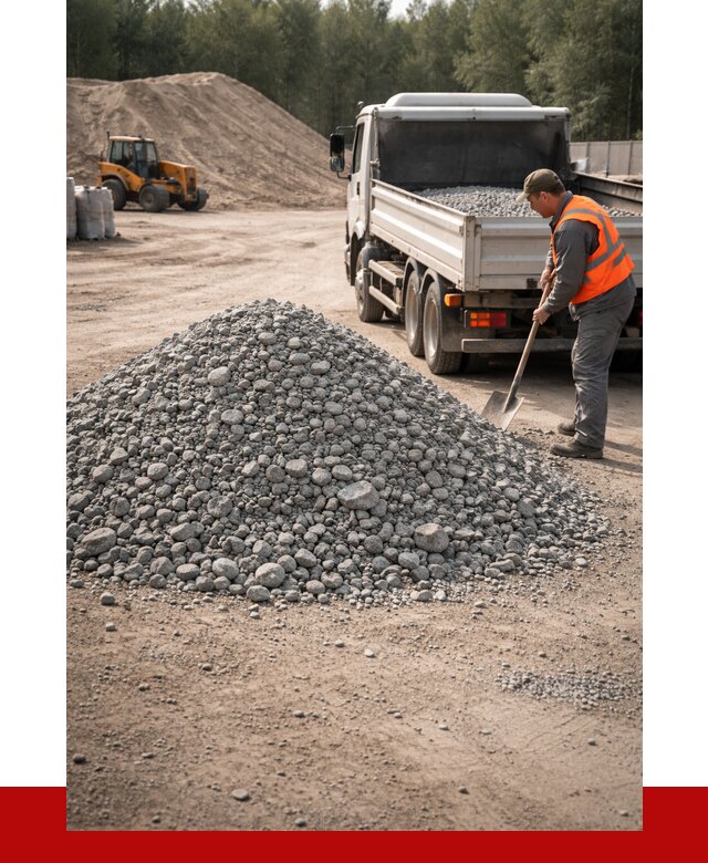 Гравийный щебень фракция 5-10 в Воскресенске от 2274 р. | ПРОНЕРУДВск