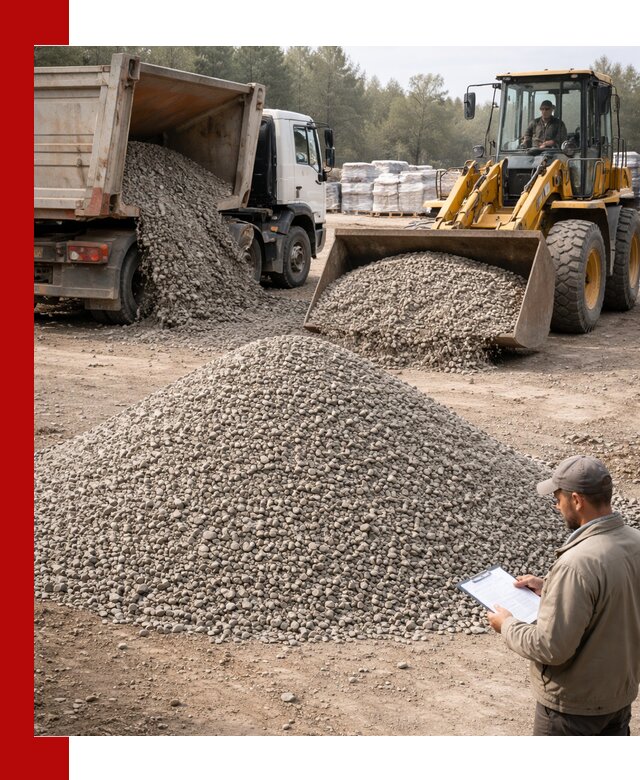 Гравийный щебень фракция 5–10 с доставкой в Воскресенске