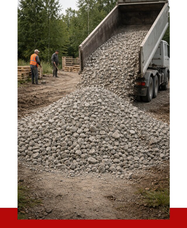 гравийный щебень фракция 70-120 в Воскресенске от 2533 р. ПРОНЕРУДВск