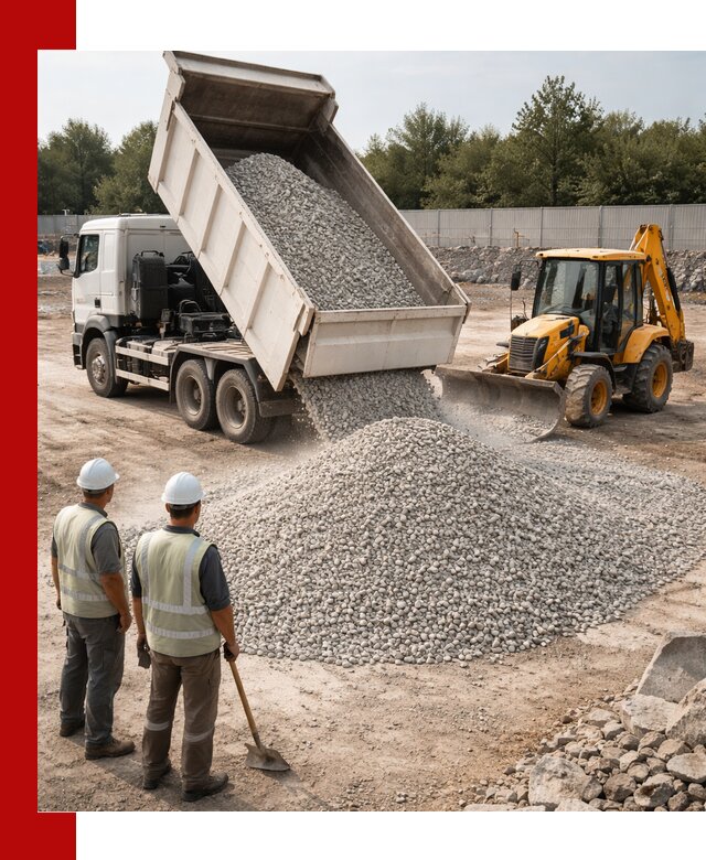 Купить известняковый щебень фракции 5–10 мм с доставкой в Воскресенске