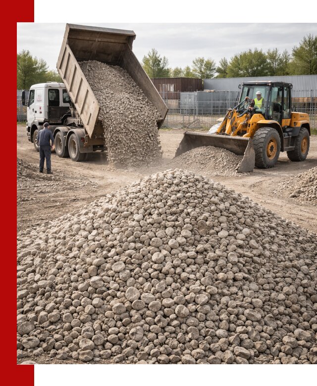 Доломитовый щебень фракции 20–41 с доставкой в Воскресенске