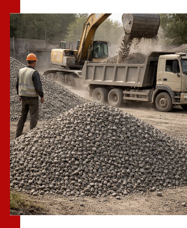 Шлаковый щебень фракция 5-20 с доставкой в Воскресенске