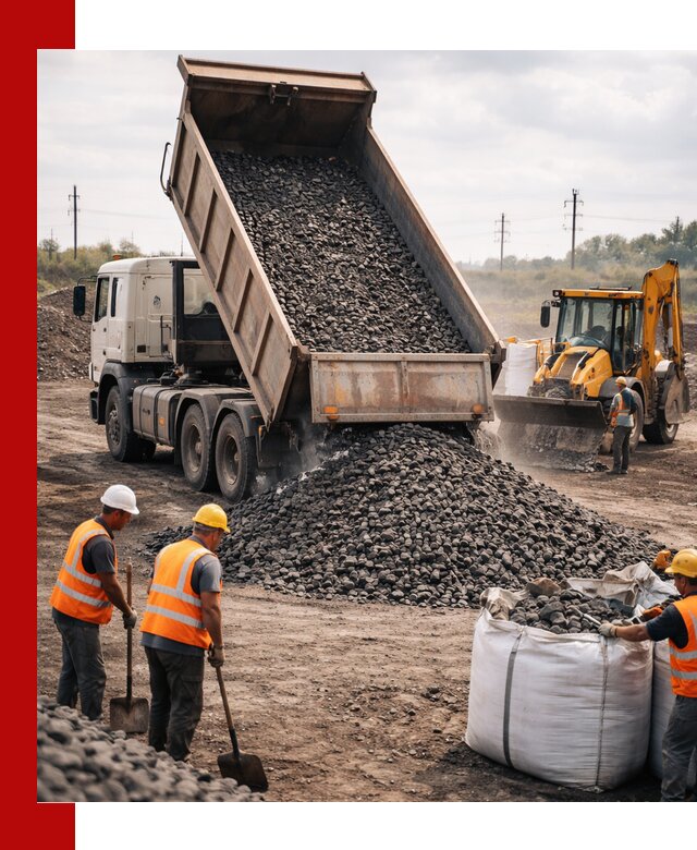 Шлаковый щебень фракция 40-70 с доставкой в Воскресенске