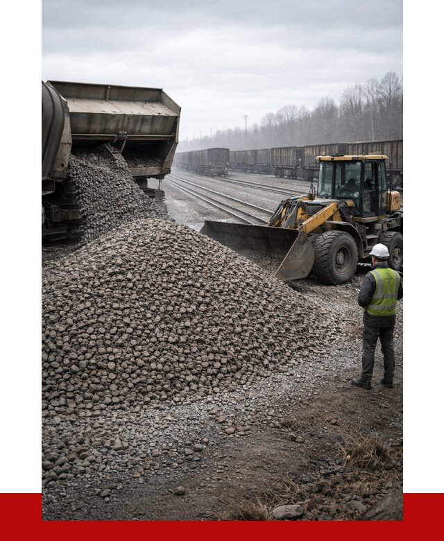 Купить железнодорожный щебень в Воскресенске от 2895 р. | ПРОНЕРУДВск