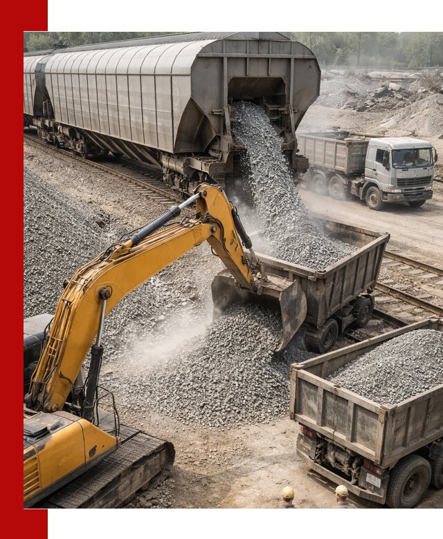 Доставка железнодорожного щебня в Воскресенске крупными партиями быстрого отгруза