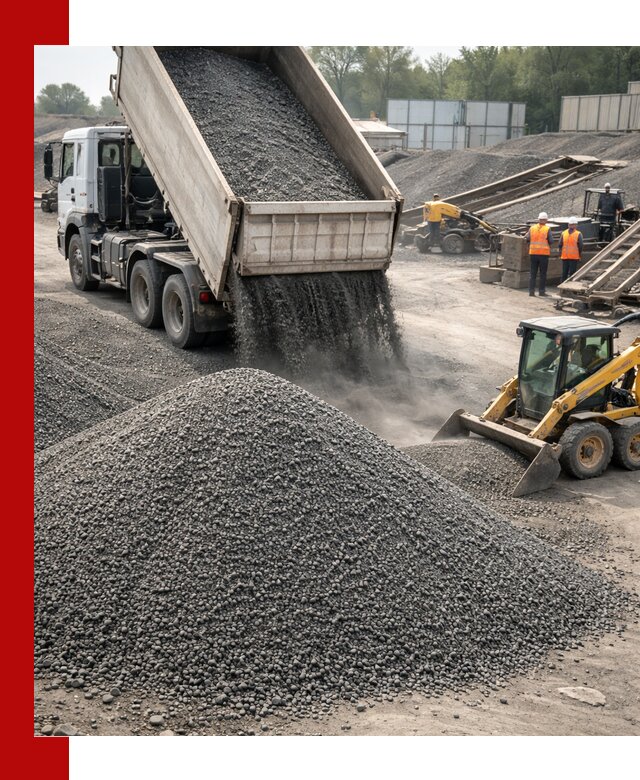 Вторичный щебень фракция 0–5 с доставкой в Воскресенске