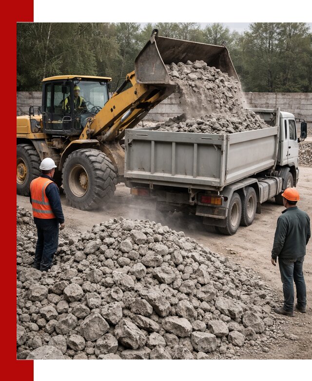 Вторичный щебень фракция 70–150 в Воскресенске с доставкой