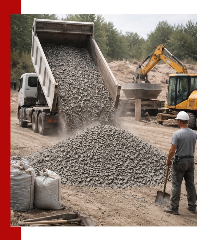 Доставка и продажа бетонного щебня в Воскресенске