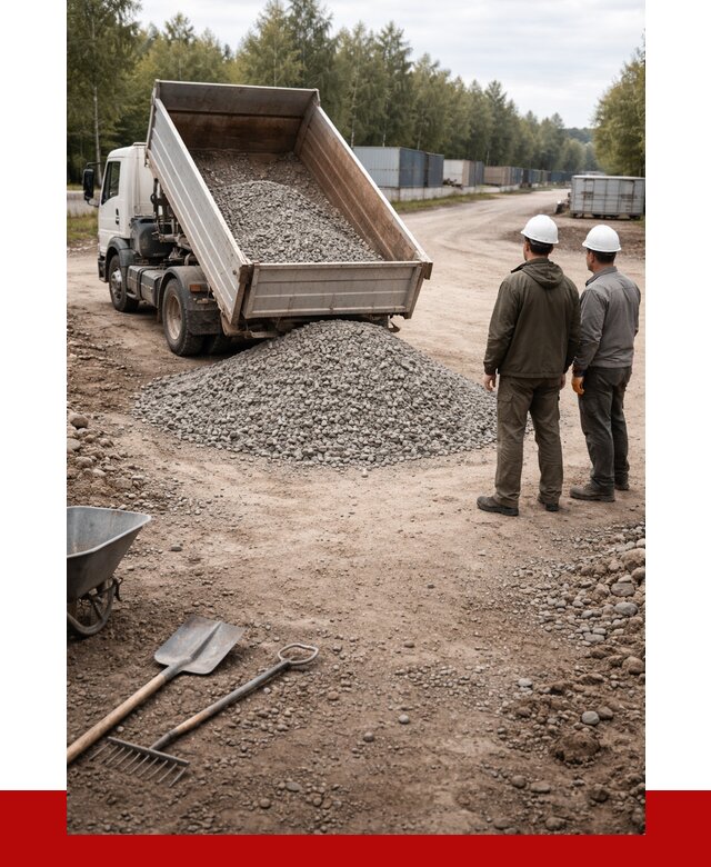 Бетонный щебень фракция 5-20 в Воскресенске от 3308 р., ПРОНЕРУДВск