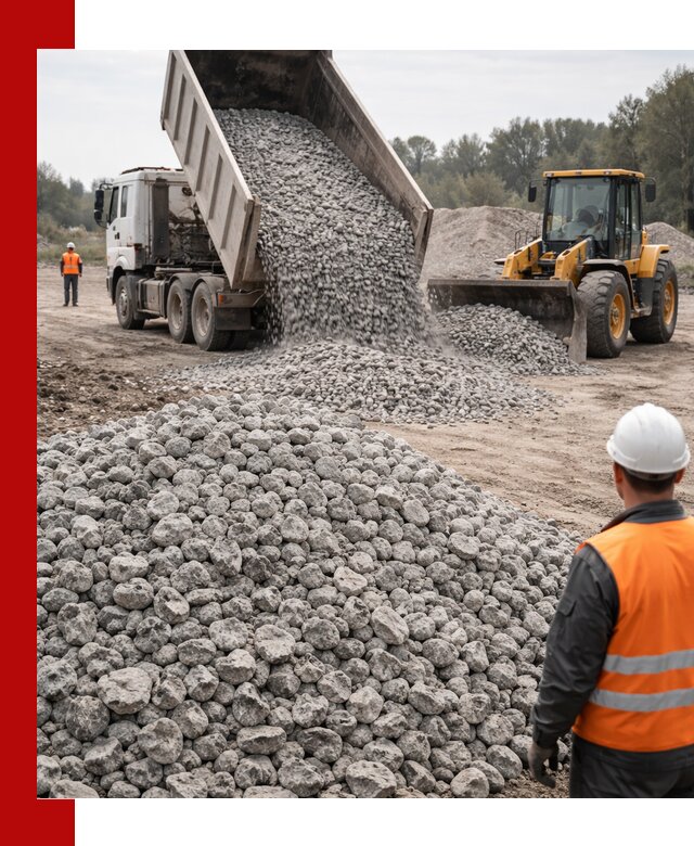 Доставка бетонного щебня фракции 20-40 в Воскресенске