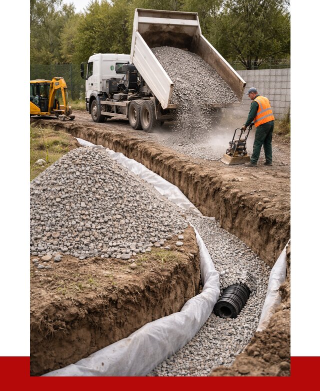 Щебень для дренажа в Воскресенске от 1913 р., ПРОНЕРУДВск доставка