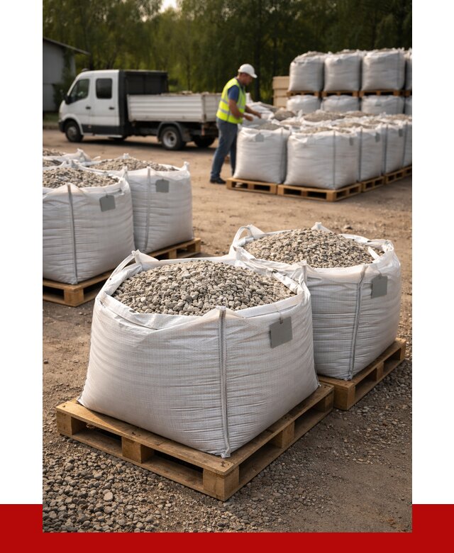 Щебень в мешках с доставкой в Воскресенске от 4342 р. | ПРОНЕРУДВск