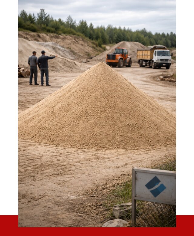 Карьерный песок навалом в Воскресенске от 1861 р. | ПРОНЕРУДВск