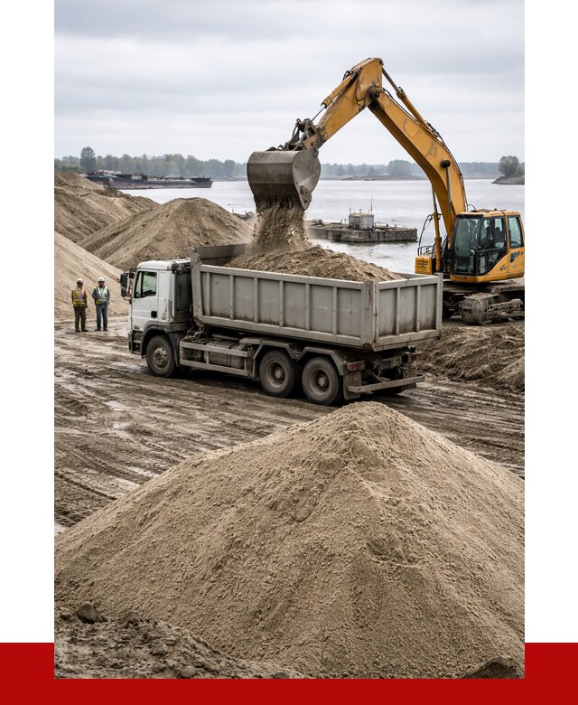 Купить речной песок навалом в Воскресенске от 1861 р., ПРОНЕРУДВск