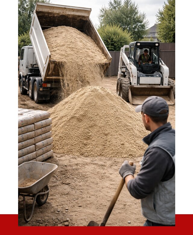 Мытый речной песок с доставкой в Воскресенске от 1499 р. | ПРОНЕРУДВск