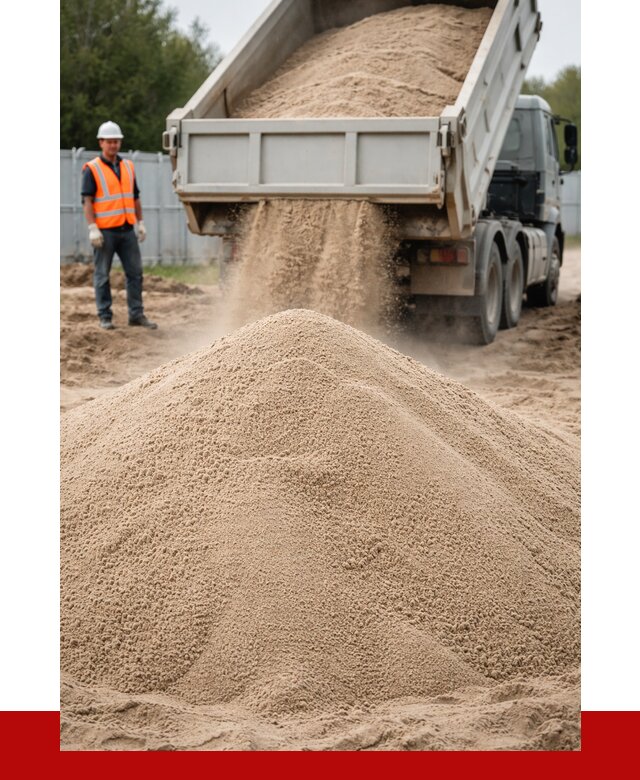Купить сеяный песок с доставкой в Воскресенске от 2274 р ПРОНЕРУДВск