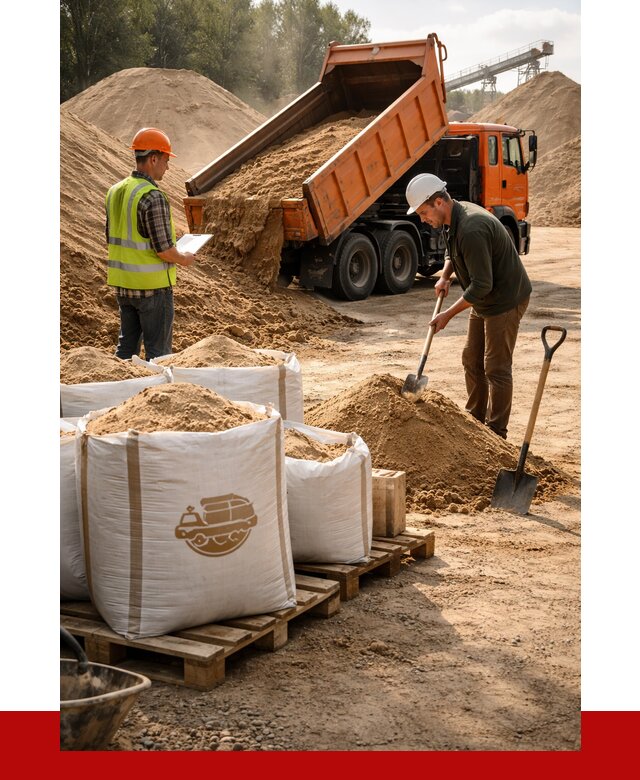 Строительный песок в Воскресенске от 2274 р. с доставкой, ПРОНЕРУДВск