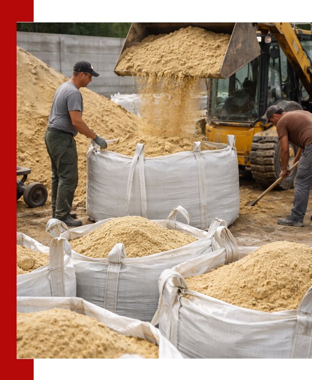 Поставка качественного песка для кладки в Воскресенске