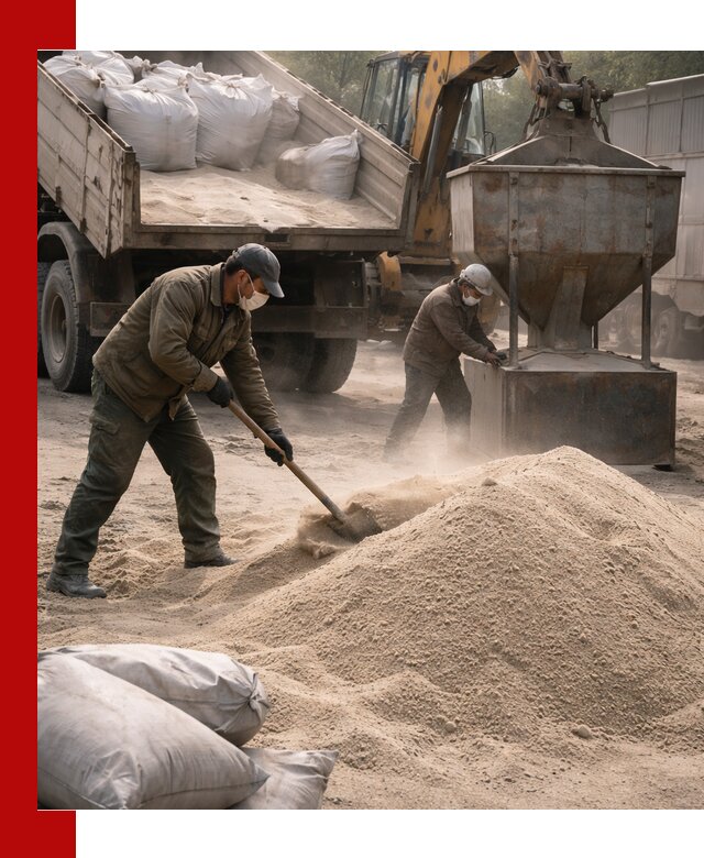 Кварцевый песок для пескоструя в Воскресенске — доставка и качество