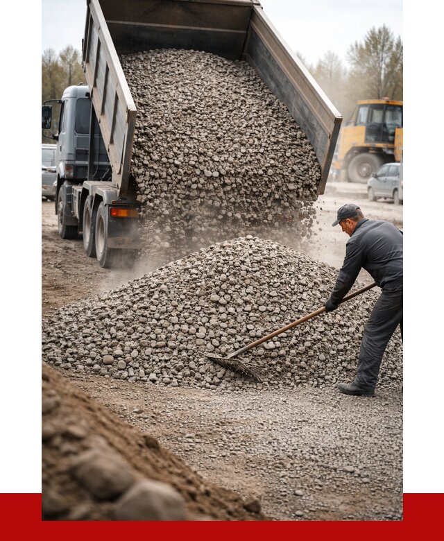 Гравий фракция 20-40 в Воскресенске от 2585 р. доставка | ПРОНЕРУДВск