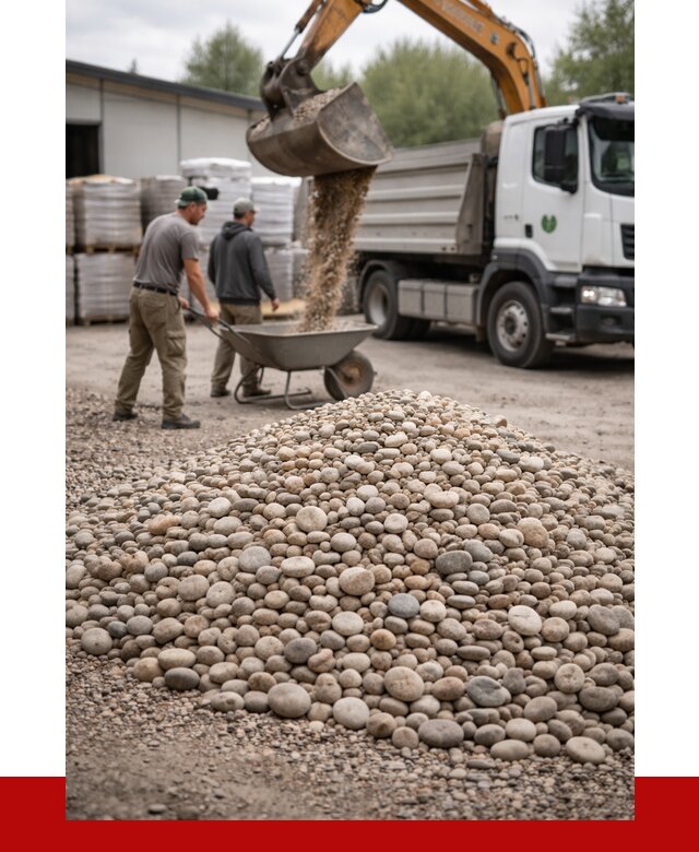 Галька декоративная в Воскресенске от 3308 р. за куб | ПРОНЕРУДВск