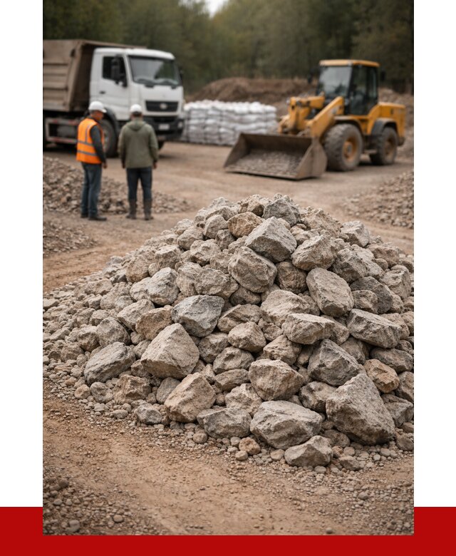 Купить бутовый камень с доставкой в Воскресенске от 2378 р. | ПРОНЕРУДВск