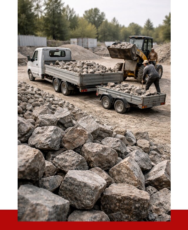 Купить бутовый камень гранитный в Воскресенске от 2895 р. | ПРОНЕРУДВск