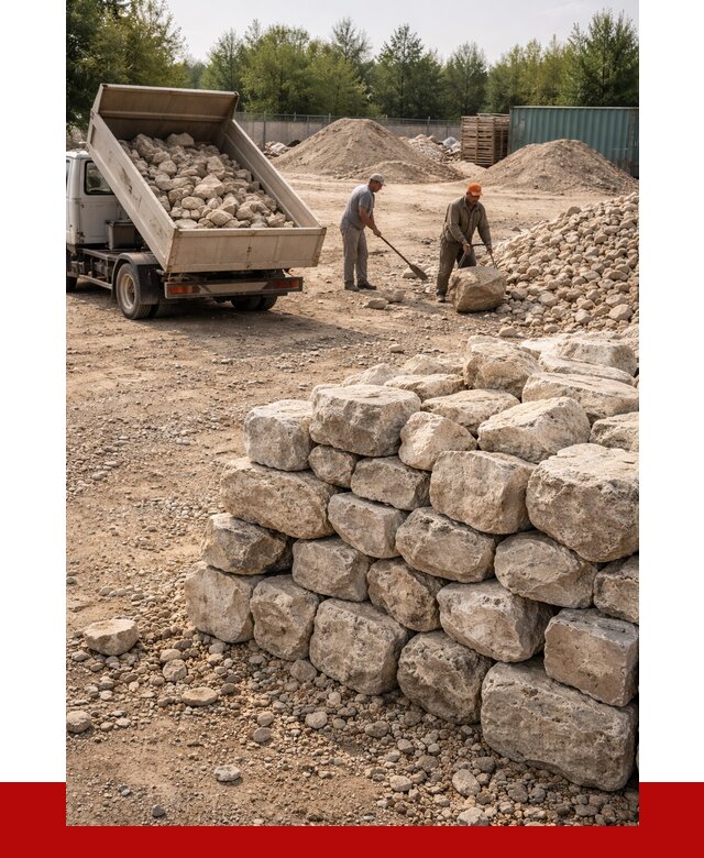 Бутовый камень известняковый в Воскресенске от 4342 р. | ПРОНЕРУДВск