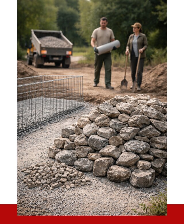 Камень для габионов фракция 100-200 в Воскресенске от 4962 р. | ПРОНЕРУДВск