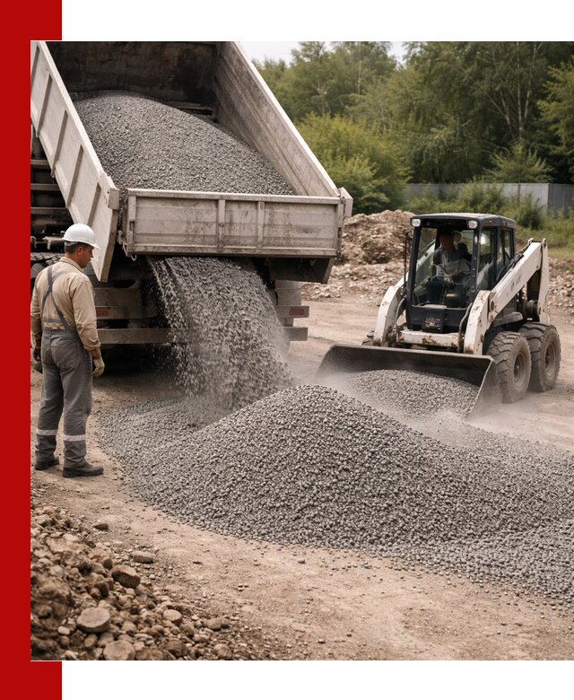 Доставка гравийного отсева 0-5 в Воскресенске оптом и в розницу