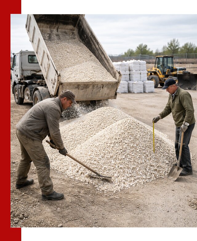 Мраморная крошка с доставкой и разгрузкой в Воскресенске