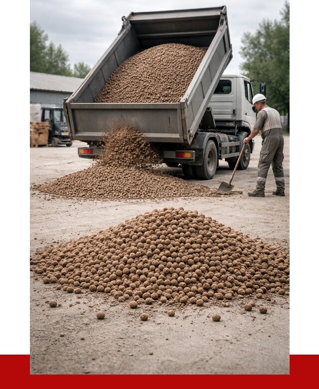 Керамзит с доставкой в Воскресенске от 4342 р. за м3 | ПРОНЕРУДВск