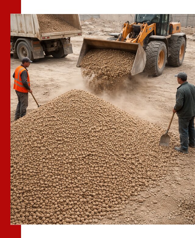 Керамзит фракция 10-20 с доставкой в Воскресенске