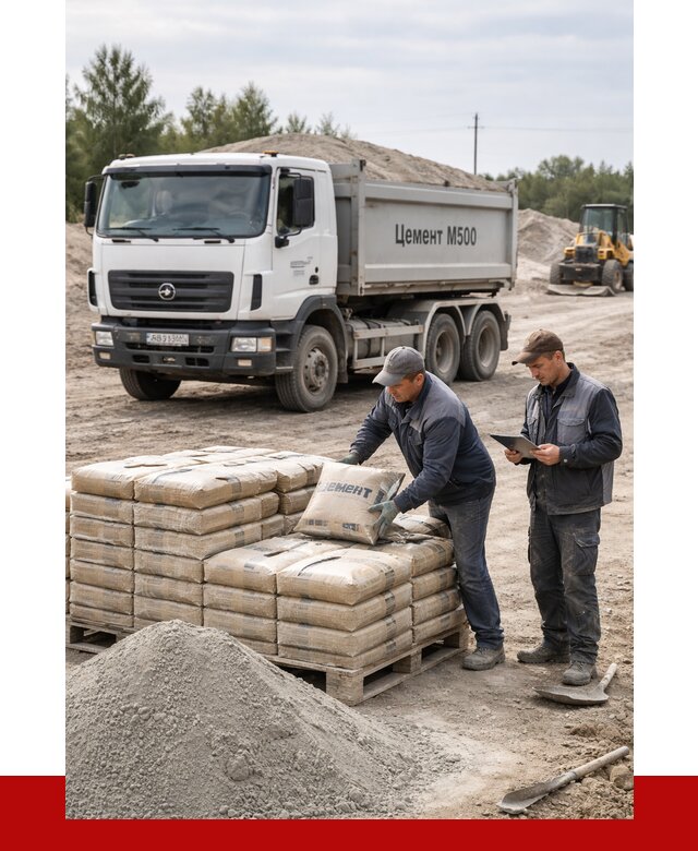 Купить цемент м500 с доставкой в Воскресенске от 5376 р. | ПРОНЕРУДВск