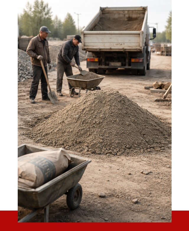 Цементно-песчаная смесь М150 в Воскресенске от 4859 р. | ПРОНЕРУДВск