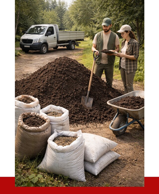 Купить грунт с доставкой в Воскресенске от 4652 р. за м3 | ПРОНЕРУДВск