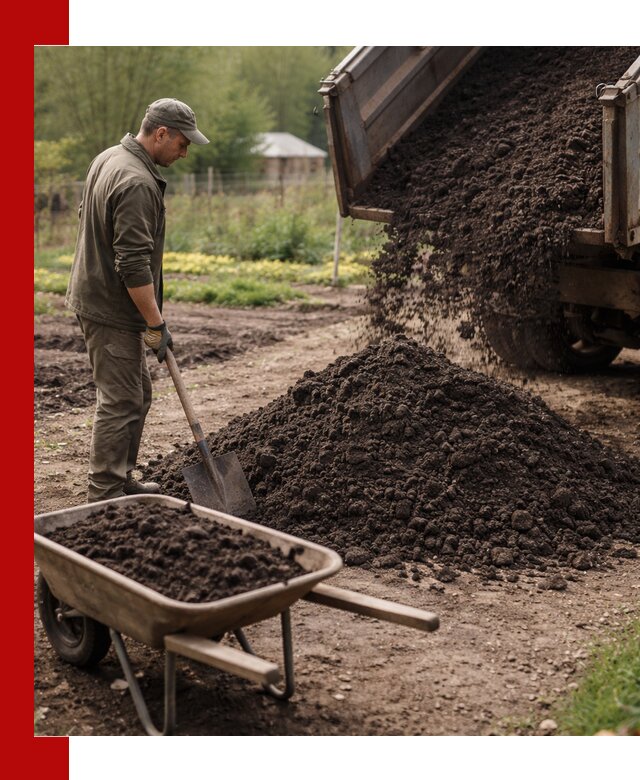 Доставка качественной земли для огорода в Воскресенске