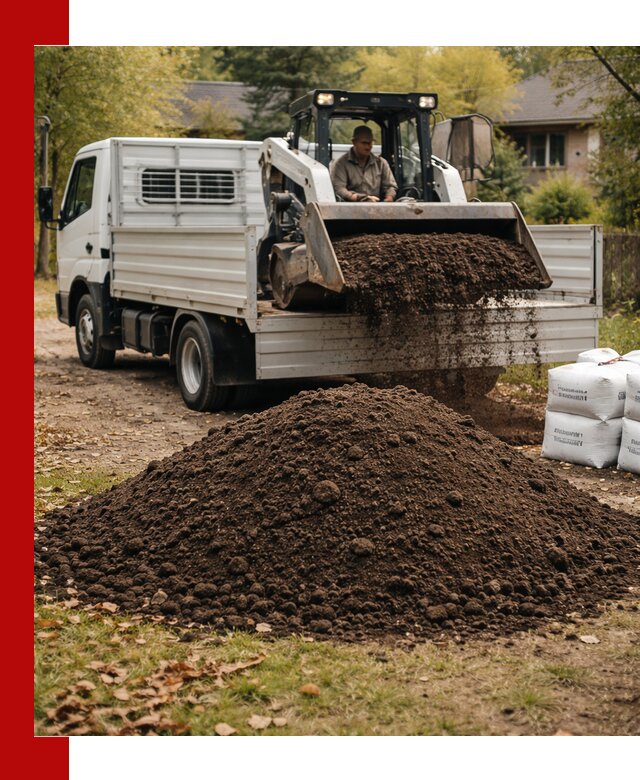 Доставка садовой земли в больших объёмах в Воскресенске