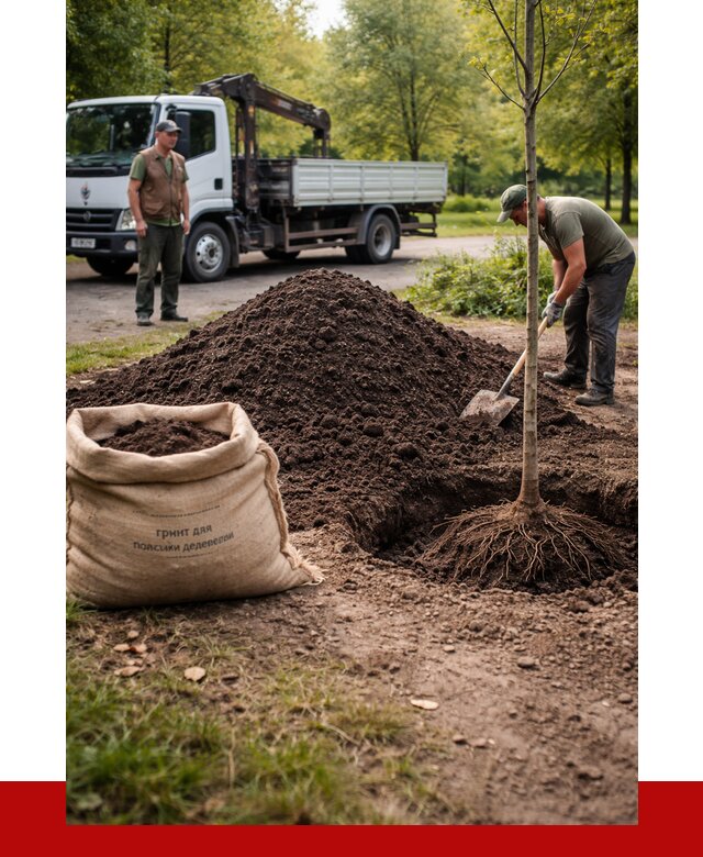 Грунт для посадки деревьев в Воскресенске от 1241 р. | ПРОНЕРУДВск