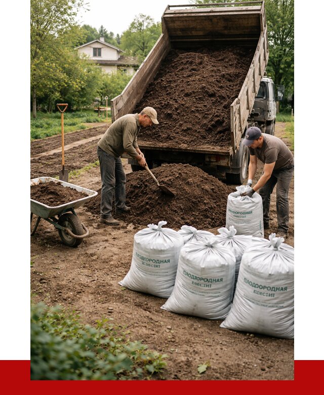 Плодородная смесь в Воскресенске от 4342 р./куб с доставкой | ПРОНЕРУДВск