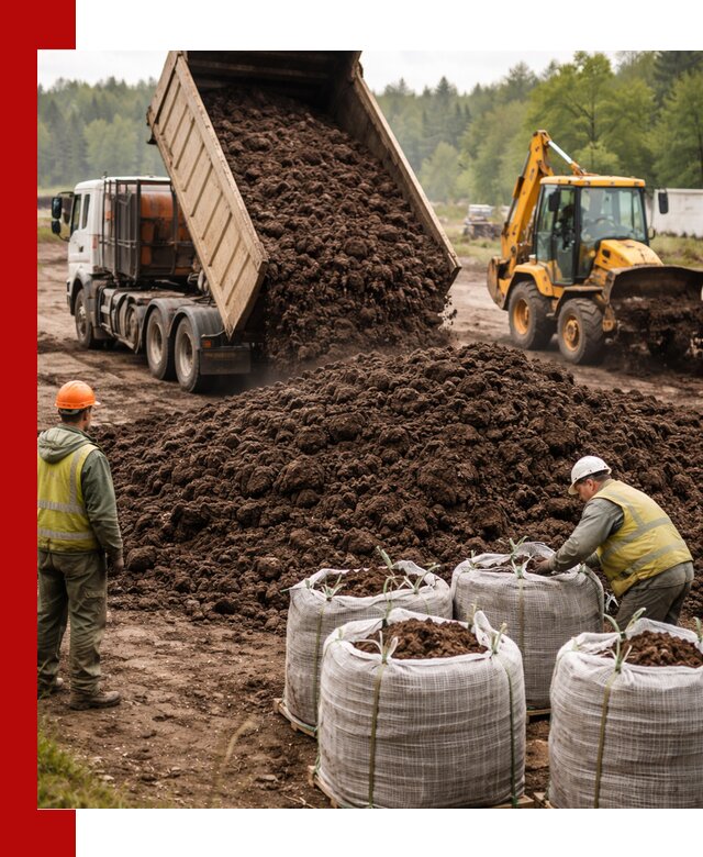 Доставка нейтрального торфа в Воскресенске оптом и в розницу