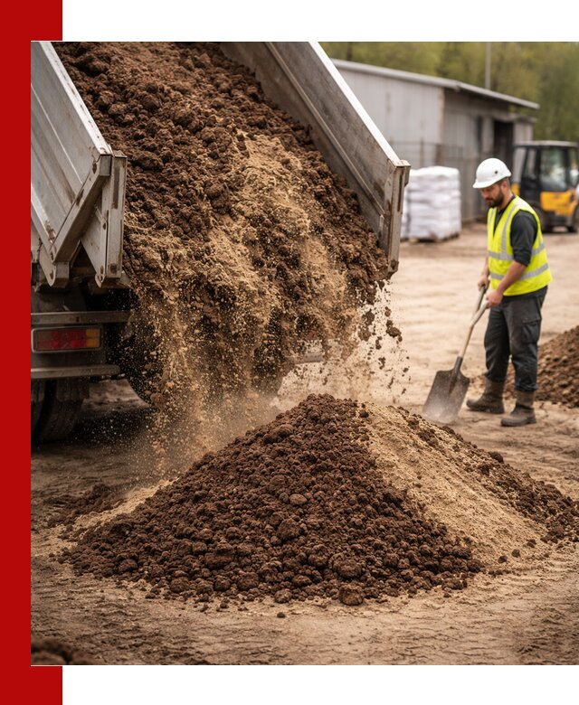 Доставка торфо-песчаной смеси в Воскресенске для строительства и озеленения