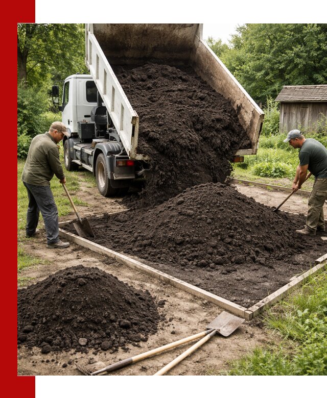 Купить чистый чернозем для огорода с доставкой в Воскресенске
