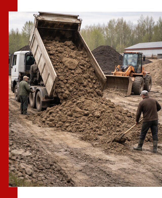 Доставка глин и суглинков в Воскресенске оптом и вкрай